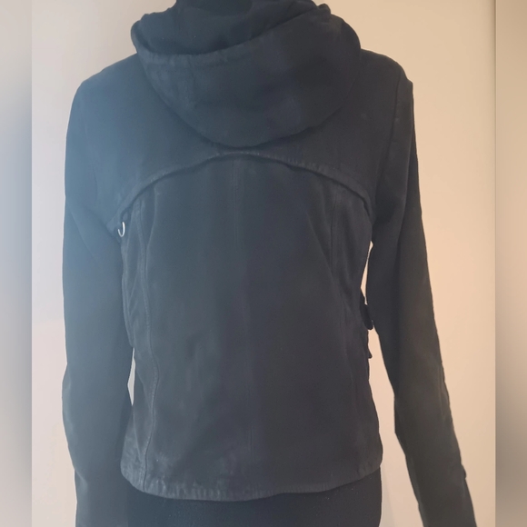Black suede fitted womens jacket!! - Picture 8 of 10